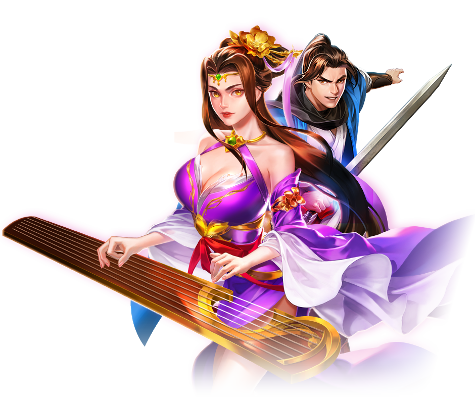 ATG wuxia-caishen character